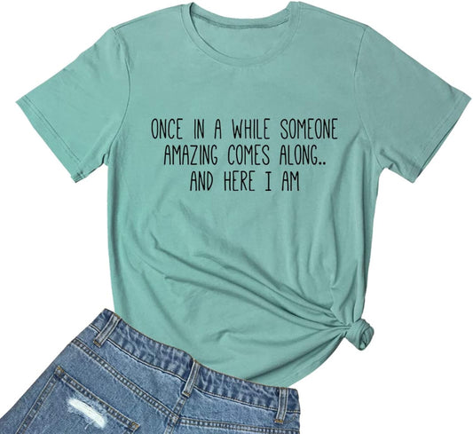 Women's Graphic Funny T Shirt Cute Tops Teen Girl Tee