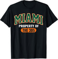 305 Miami Vibes Urban Style Miami Beach Graphic Design T-Shirt