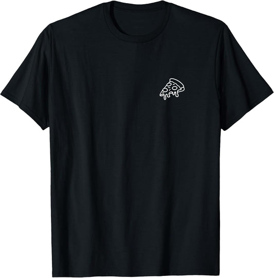 Pizza Slice Minimalist Graphic Favorite Food T-Shirt