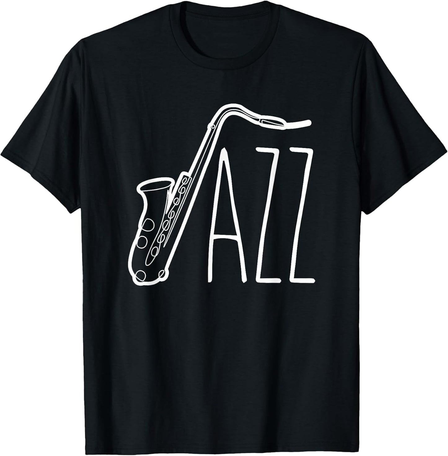 Cool Saxophone For Men Women Jazz Music Band Musician Player T-Shirt