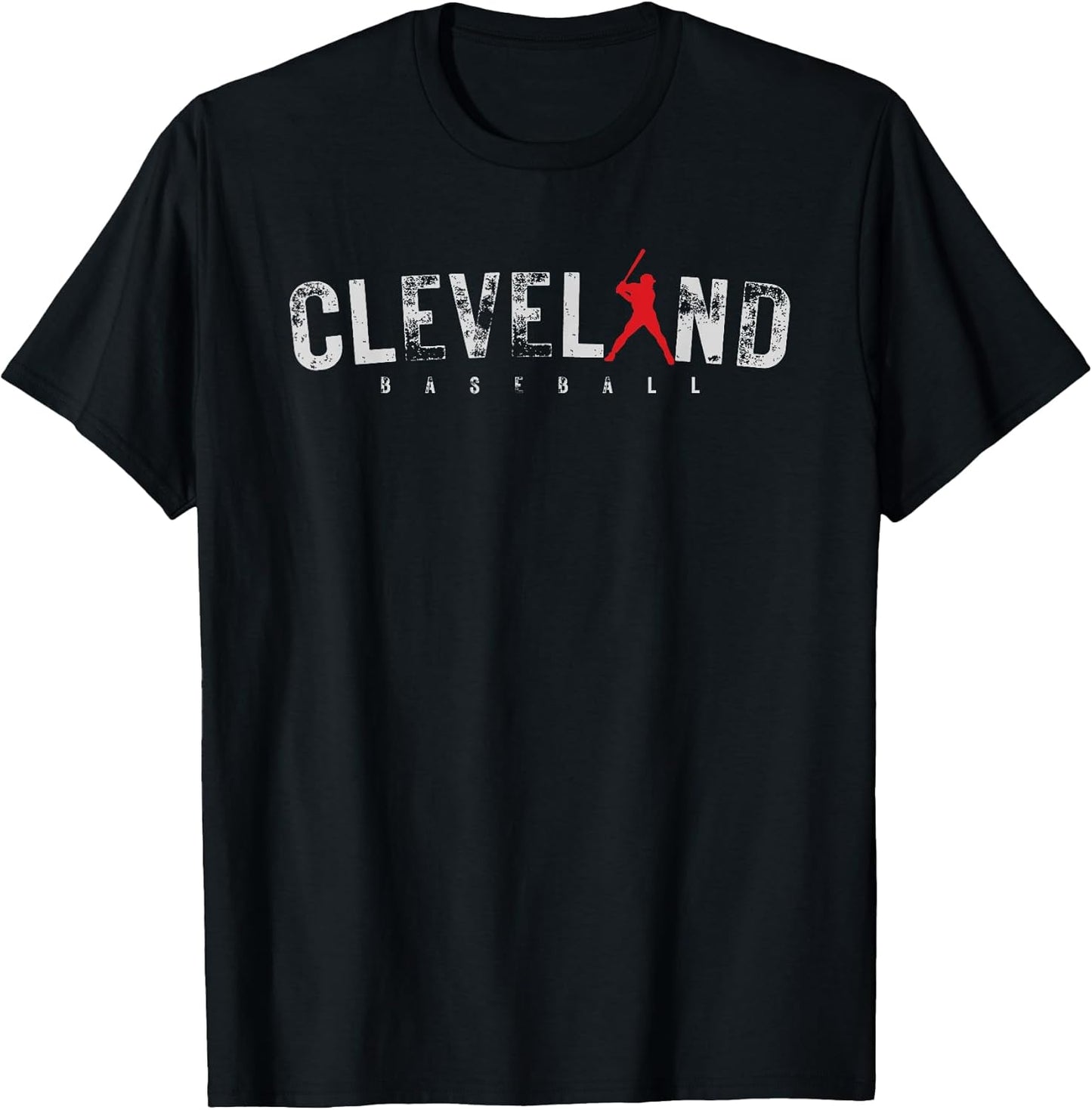 Cleveland City Baseball Gift Vintage BALLBASE T-Shirt