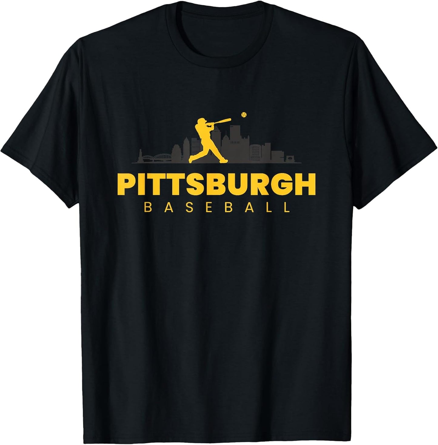 Pittsburgh Baseball Vintage Minimalist Retro Baseball Lover T-Shirt