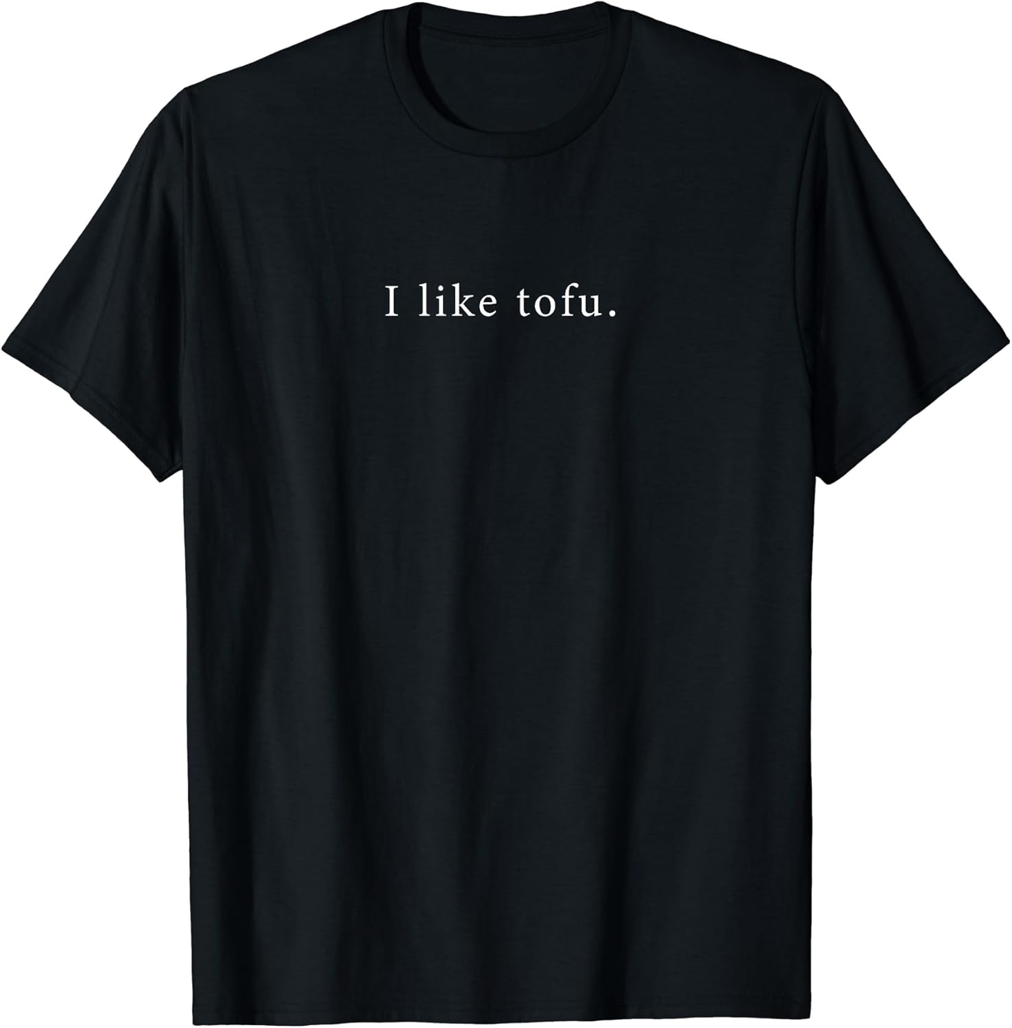 I Like Tofu Funny Minimalist T-Shirt