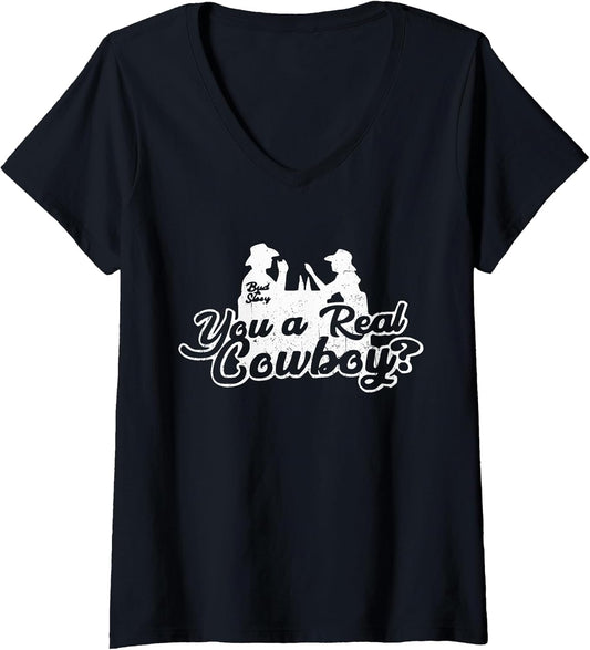 Womens Country Love Gilley's Bud N Sissy | Urban Cowboy V-Neck T-Shirt