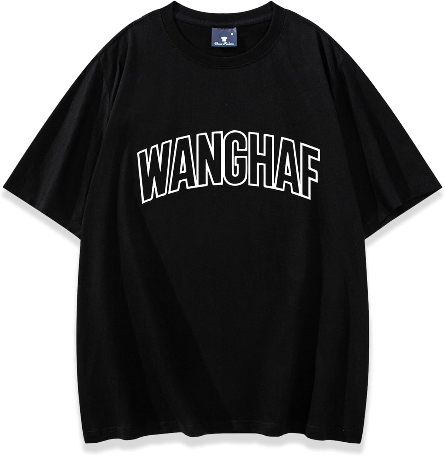 Wanghaf Shirt Minimalist Funny Trendy Graphic T-Shirt