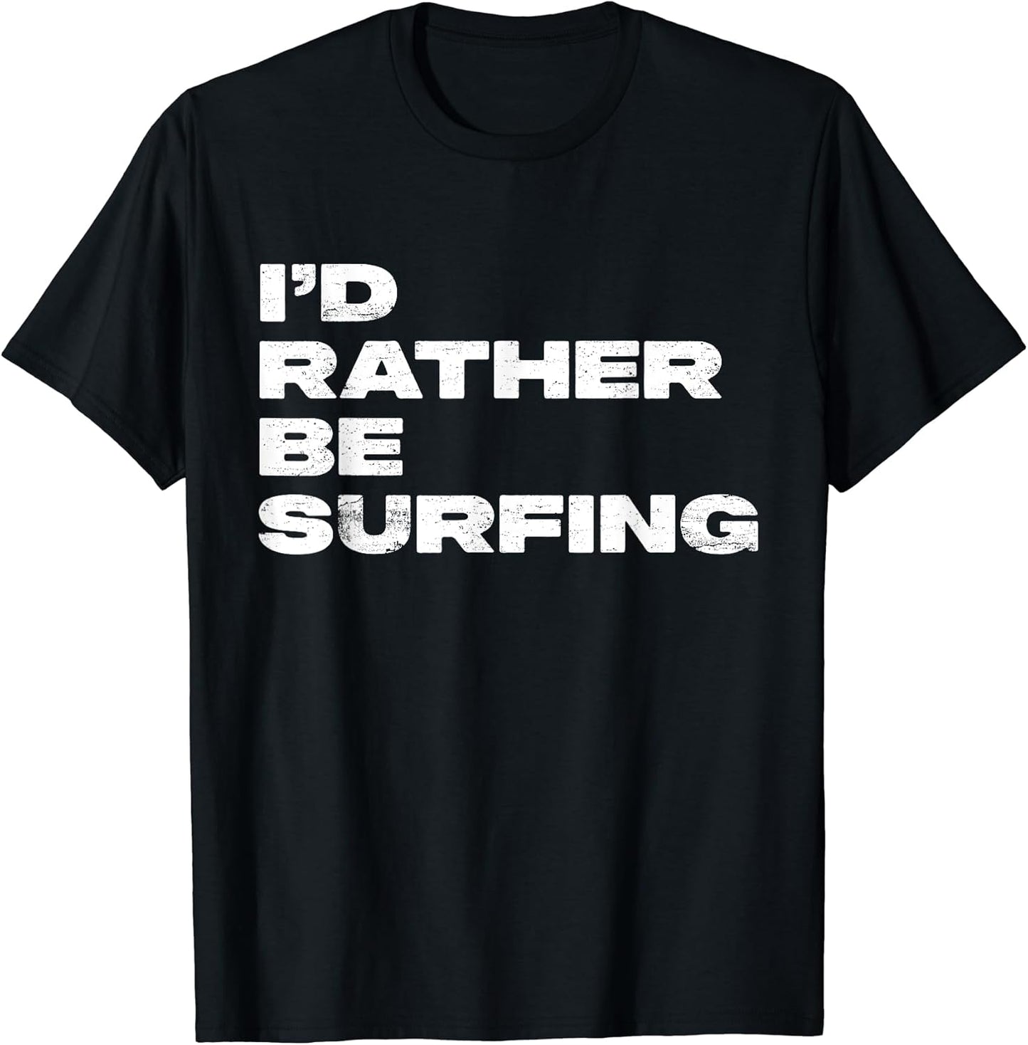 I'd Rather Be Surfing Typography Gifts