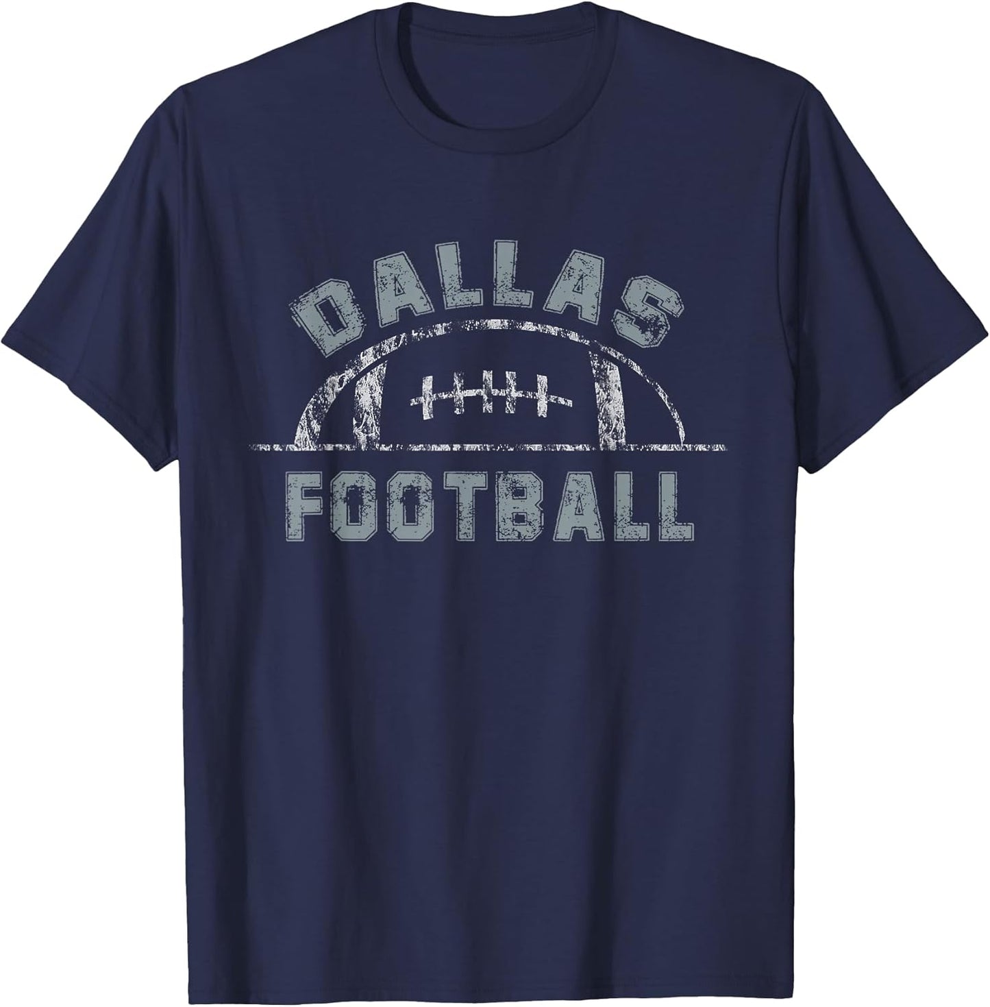Dallas Football | End Zone Game Day Distressed Vintage T-Shirt