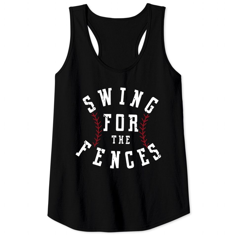 Baseball Quote Graphic Vest Summer Vacation Racerback Tank Top