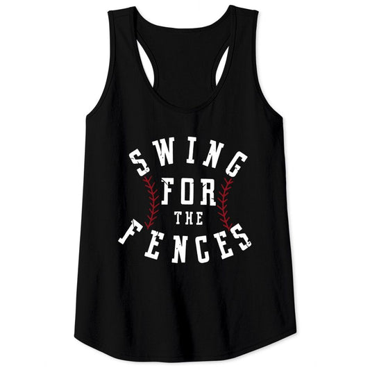 Baseball Quote Graphic Vest Summer Vacation Racerback Tank Top