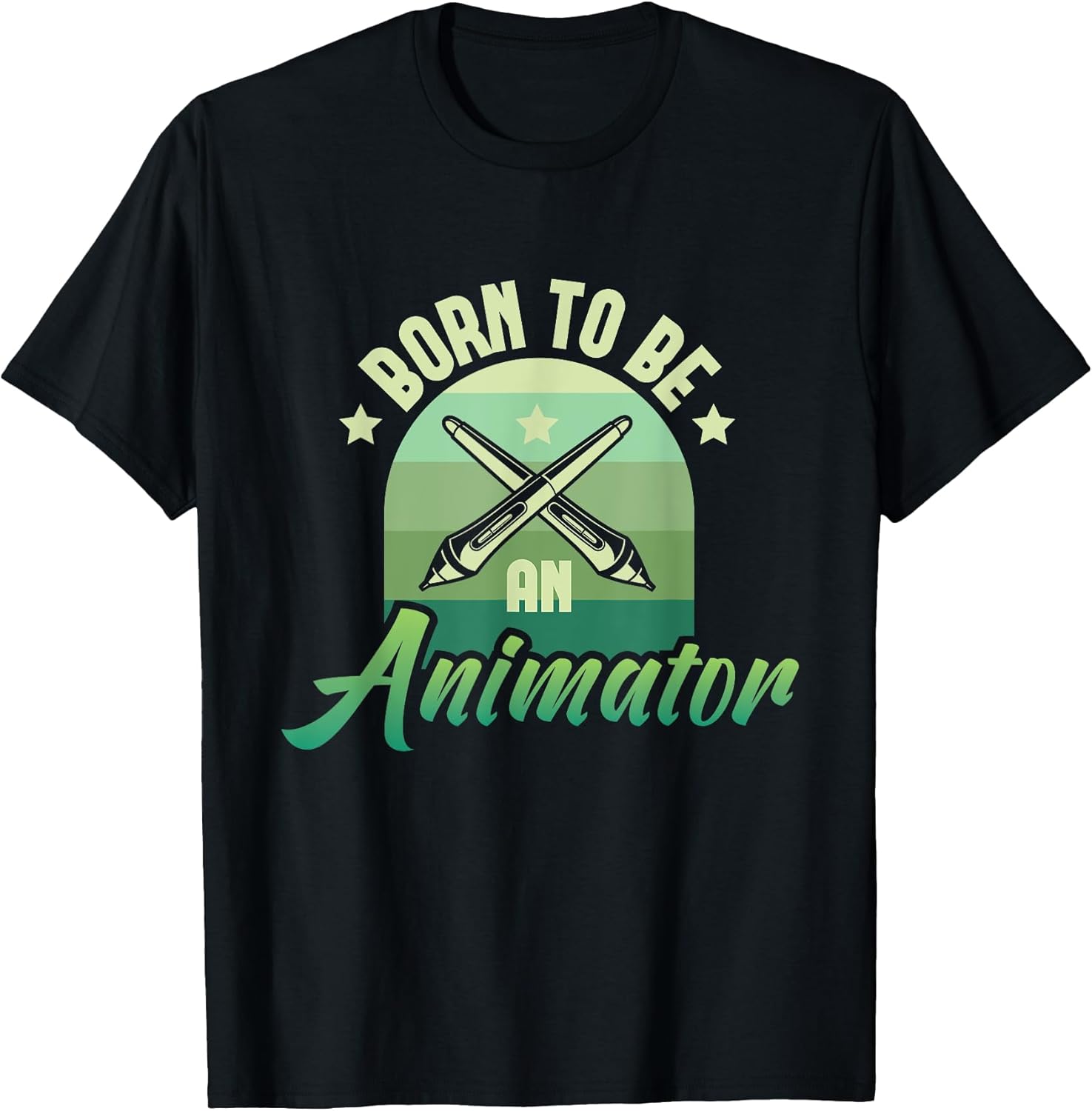 Born to Be an Animator - Motion Graphic Designer Illustrator T-Shirt