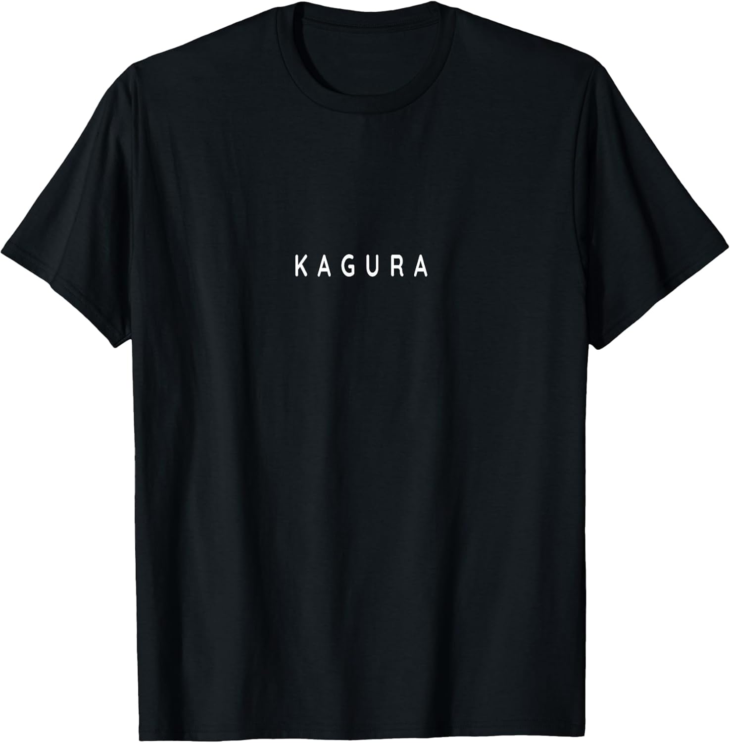Kagura Souvenirs / Ski Resort Skiers Minimalist Font Design T-Shirt