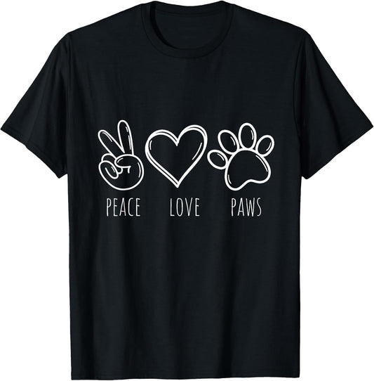 Peace Love Dogs Paws