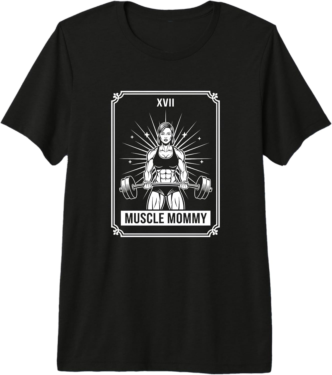 Muscle Mommy Weightlifting Fitness Mom Barbell