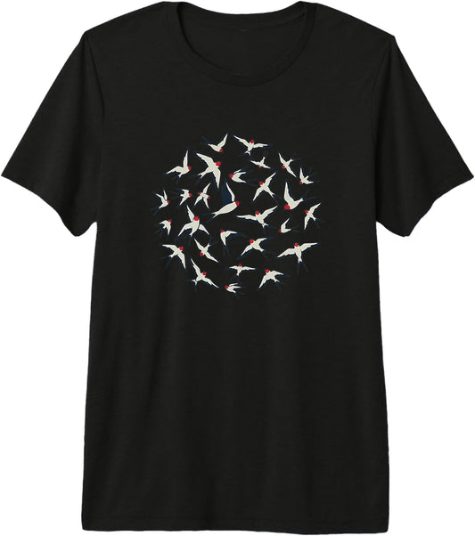 Swallow Bird Flock Nature Avian Flying Redhead