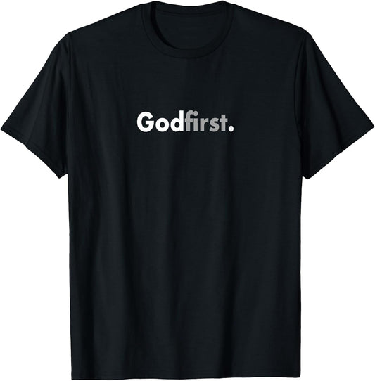 Simple Minimalist God First Christian Gift Apparel