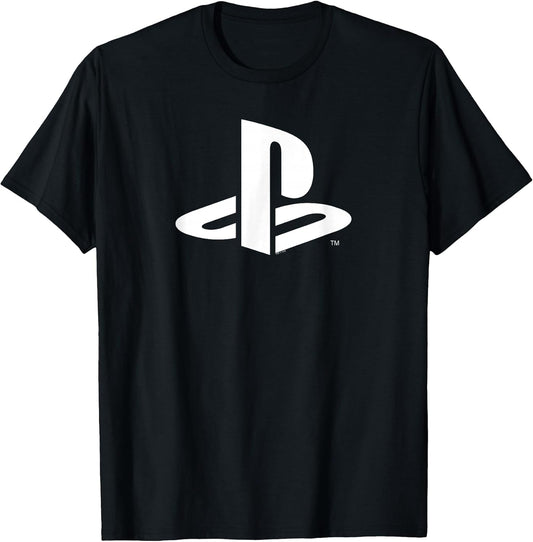 Modern White Logo Video Game T-Shirt
