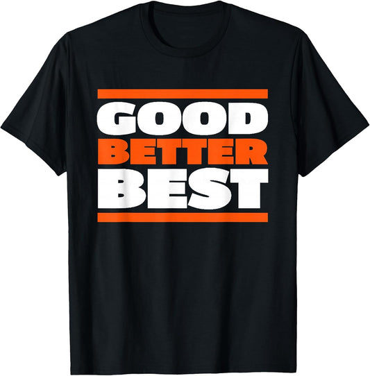 Good Better Best Progress Mindset Design