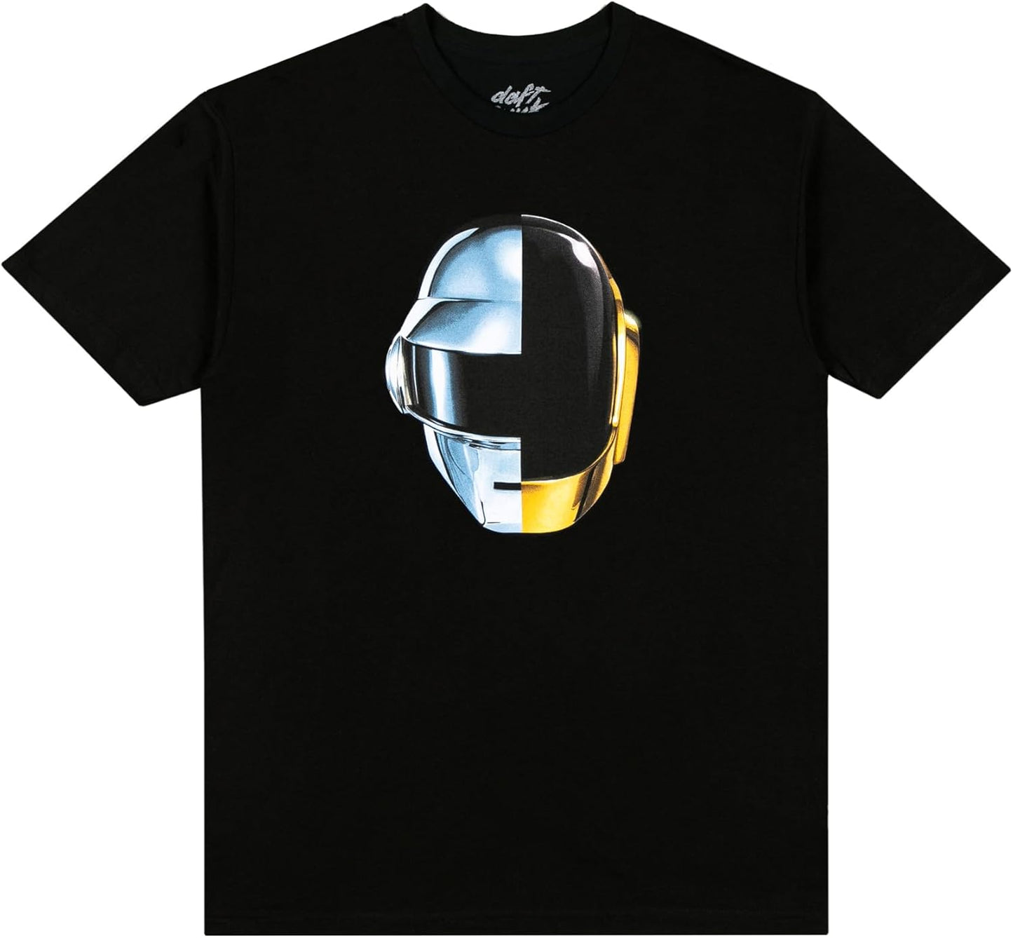 Unisex Adult Daft Punk Official Merch Split Helmet Tee