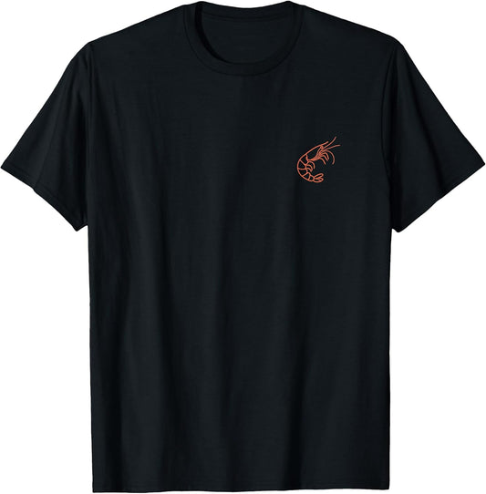 Small Crustacean Shrimp Cute Minimalist Simple Shrimp T-Shirt