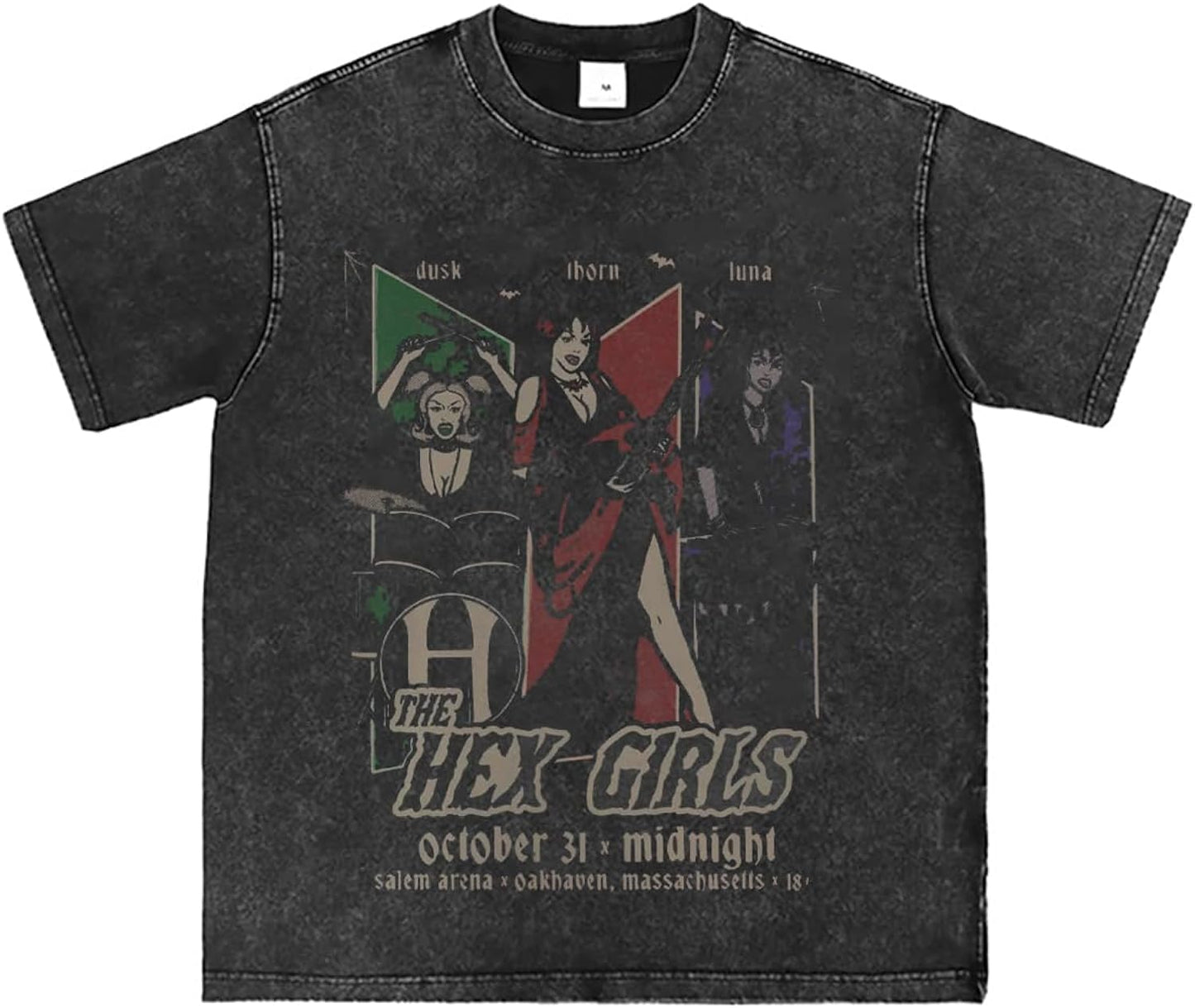 Retro The Hex Girls Inspired T-Shirt Goth Rock Music T-Shirt