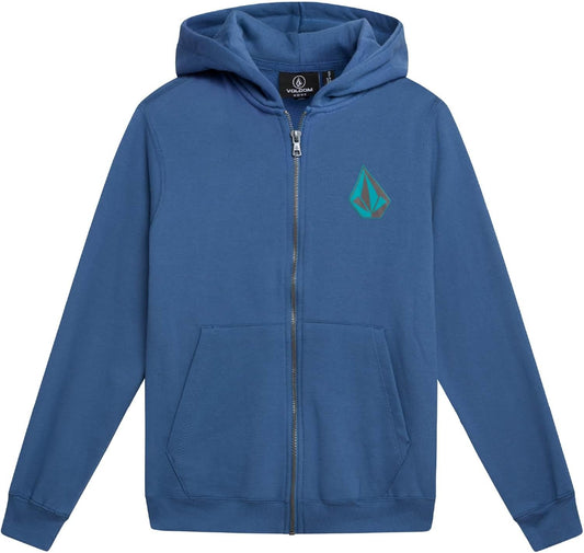 Boys Hoodie - Fleece Full Zip Up Hoodie Sweatshirt with Back Graphic - Stylish Hooded Sweatshirt for Boys (8-16)