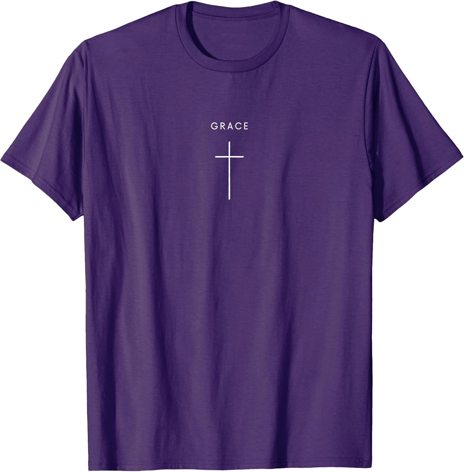 Grace Cross - Minimalist Christian Religious Jesus T-Shirt