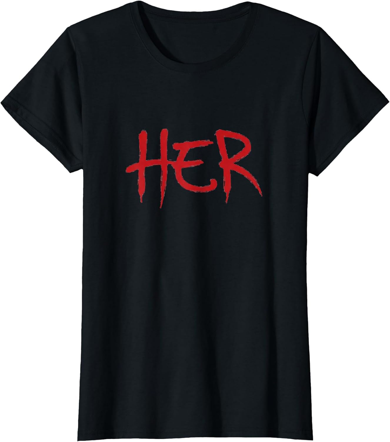 Bold Red Graphic Empowerment Design Women Minimalist Style T-Shirt