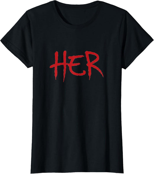 Bold Red Graphic Empowerment Design Women Minimalist Style T-Shirt