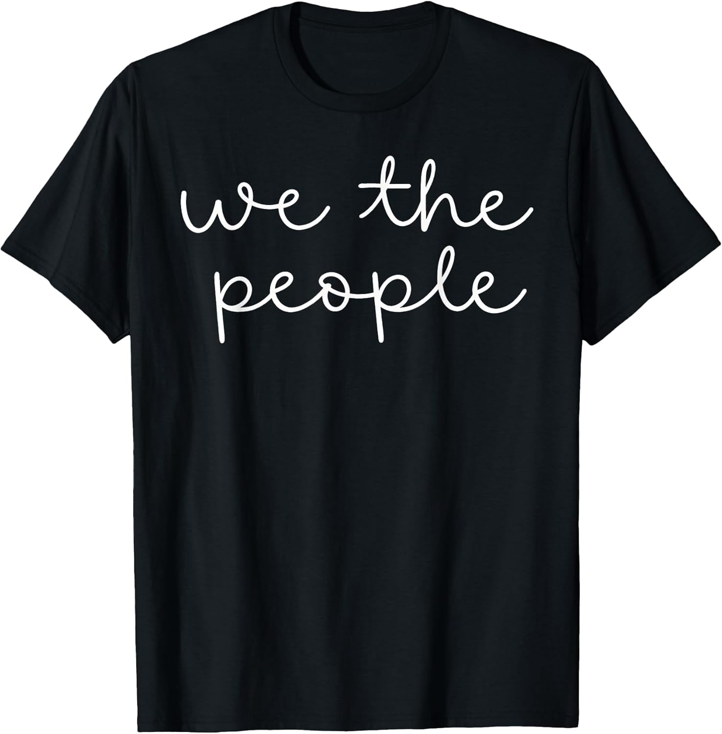 We The People Minimalist T-Shirt
