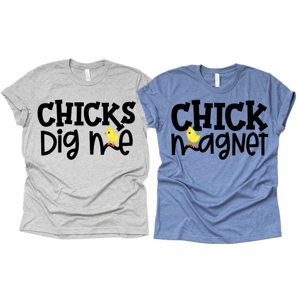 Boys Easter shirt, Funny Easter shirt, Chicks Dig Me shirt, Chick Magnet shirt
