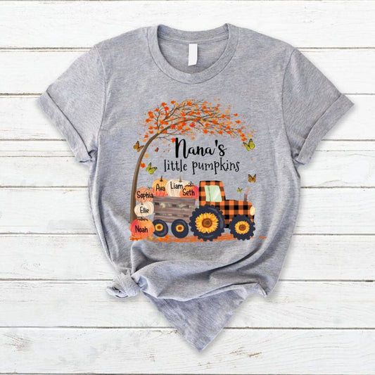 Personalized Nana Little Pumpkin Shirt