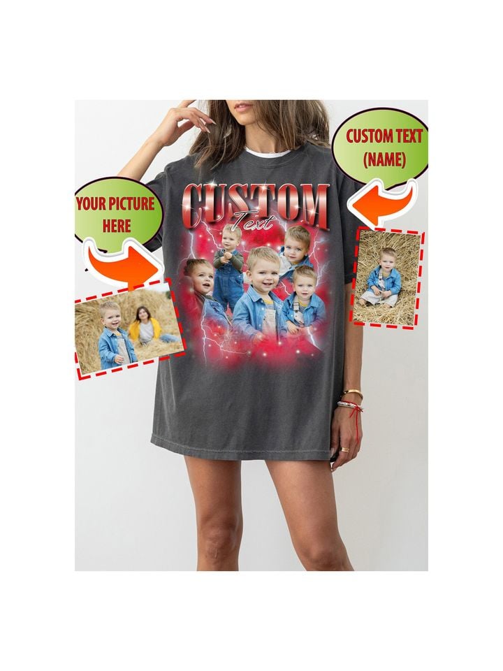 Custom Designed Shirt, Create Your Own Tee with Personalized Text