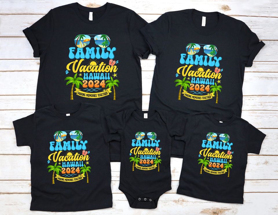 Family Vacation Hawaii 2024 Matching Tshirt, Family Vacation Hawaii Matching