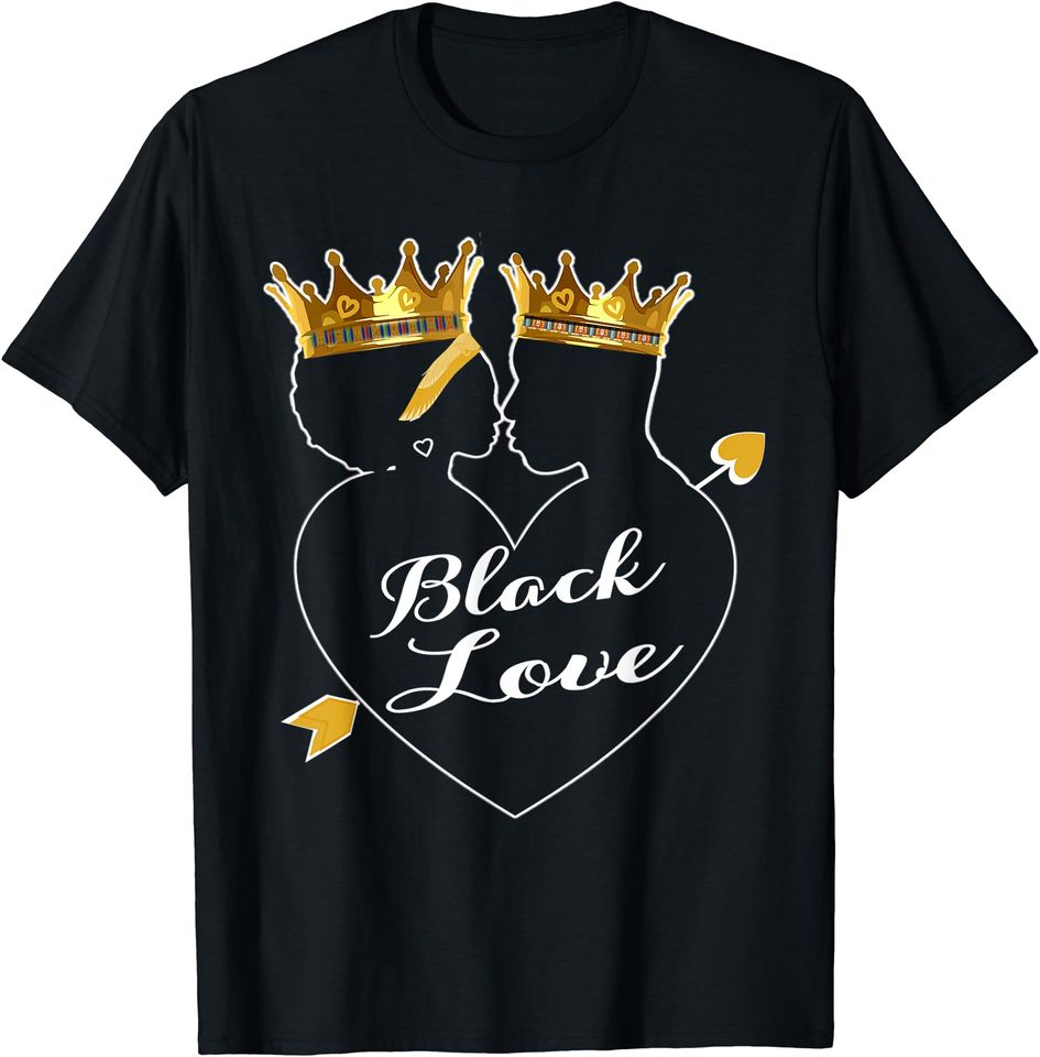 Black Love Couple T-shirt