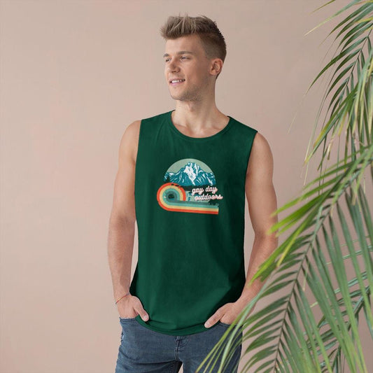 Gay Day Outdoors Logo Unisex Barnard Tank