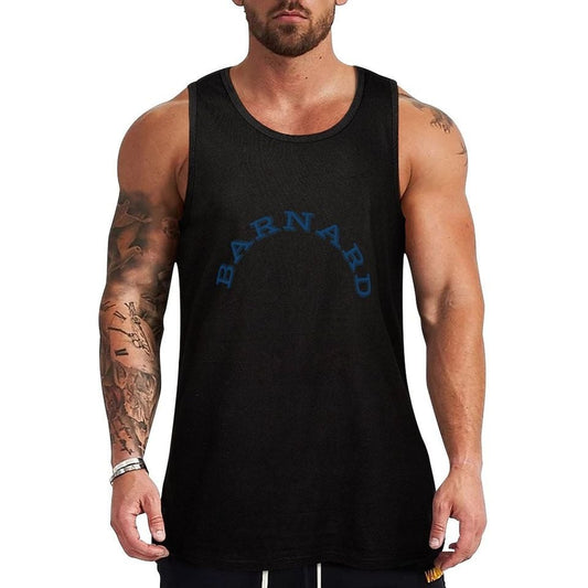 Barnard College Men's Tank Top - Sleeveless Bodybuilding Sports Shirt