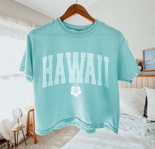 Hawaii Boxy Shirt, Home State Women's Boxy Tee