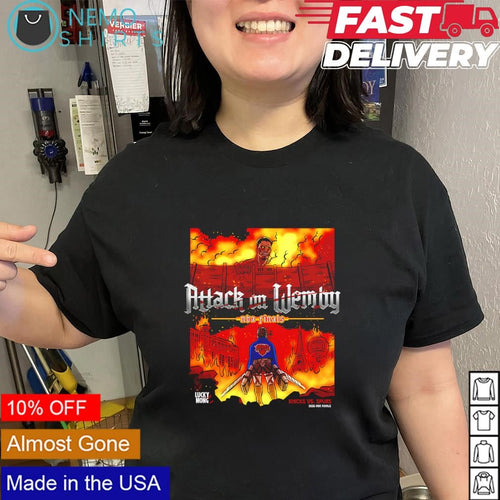 Attack on Wemby Knicks vs Spurs 2026 NBA Finals matchup shirt