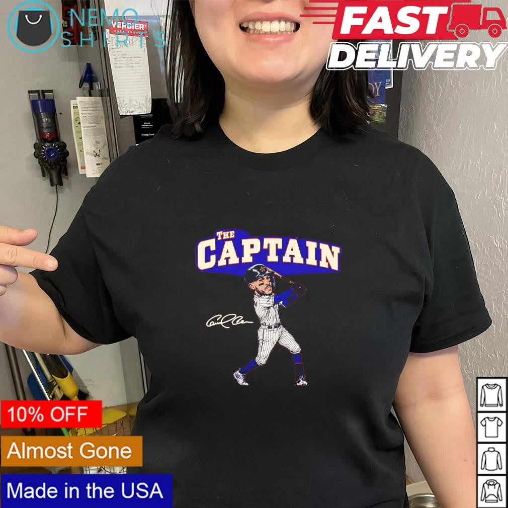 The captain Carlos Correa Houston Astros player signature shirt