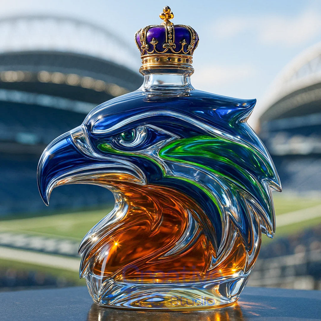 Seattle Seahawks Spirit Limited Edition Whisky Bottle