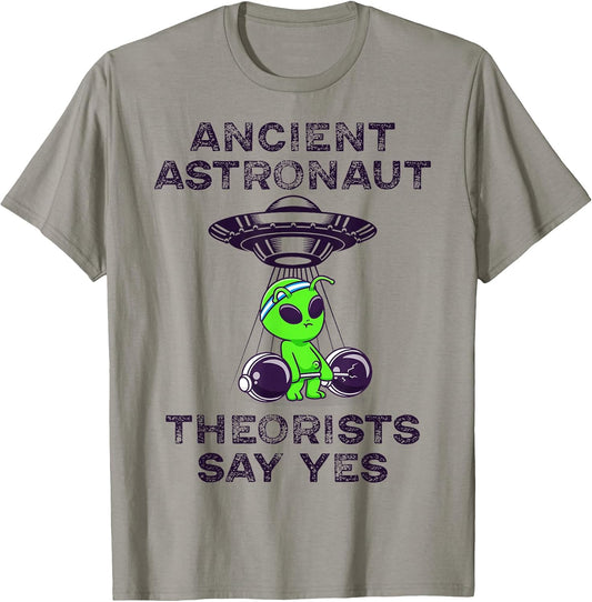 Funny Astronaut Alien Evasion Sighting Theory Tee