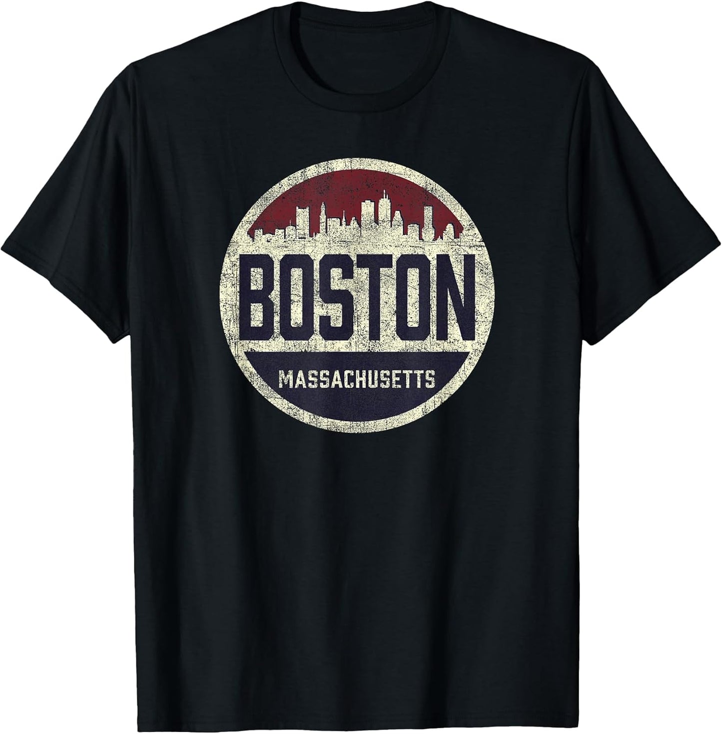 Retro Vintage Boston Massachusetts Shirts