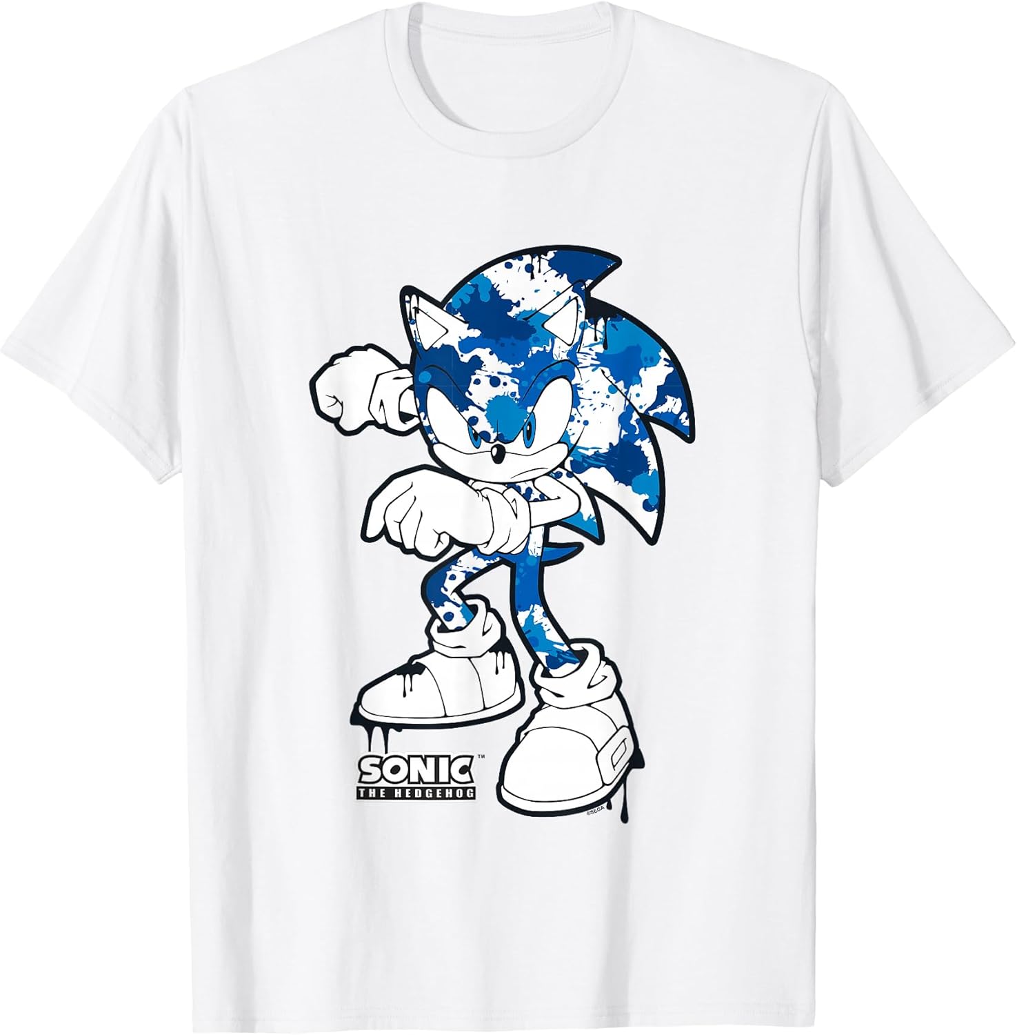 Dripping Paint Urban Style Portrait T-Shirt