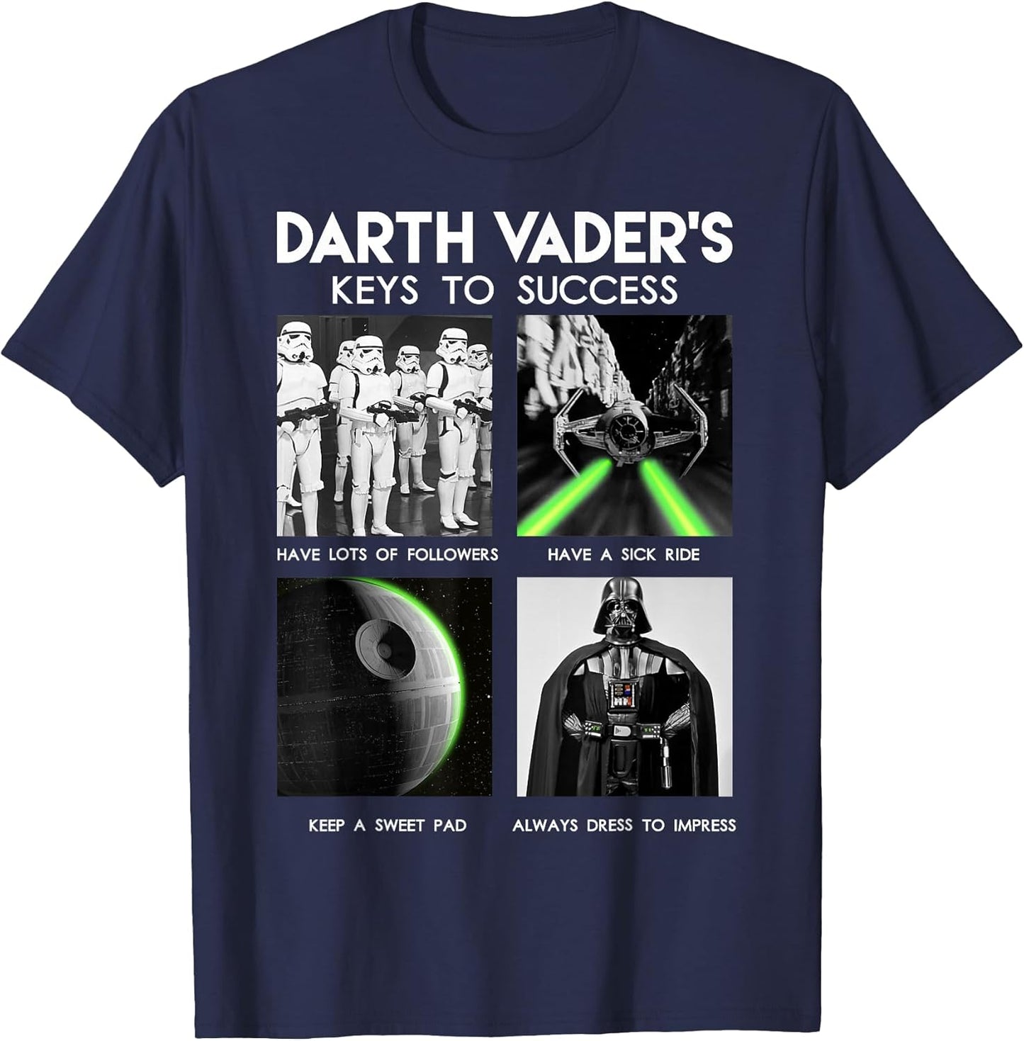 Darth Vader's Keys To Success Graphic T-Shirt Z1 T-Shirt