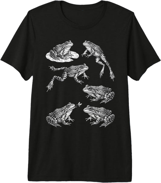 Vintage Frog Wildlife Design