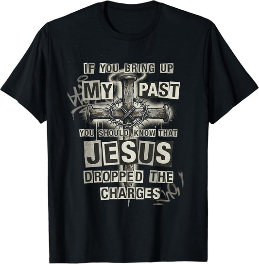 Christian Urban Grunge Cross Faith T-Shirt