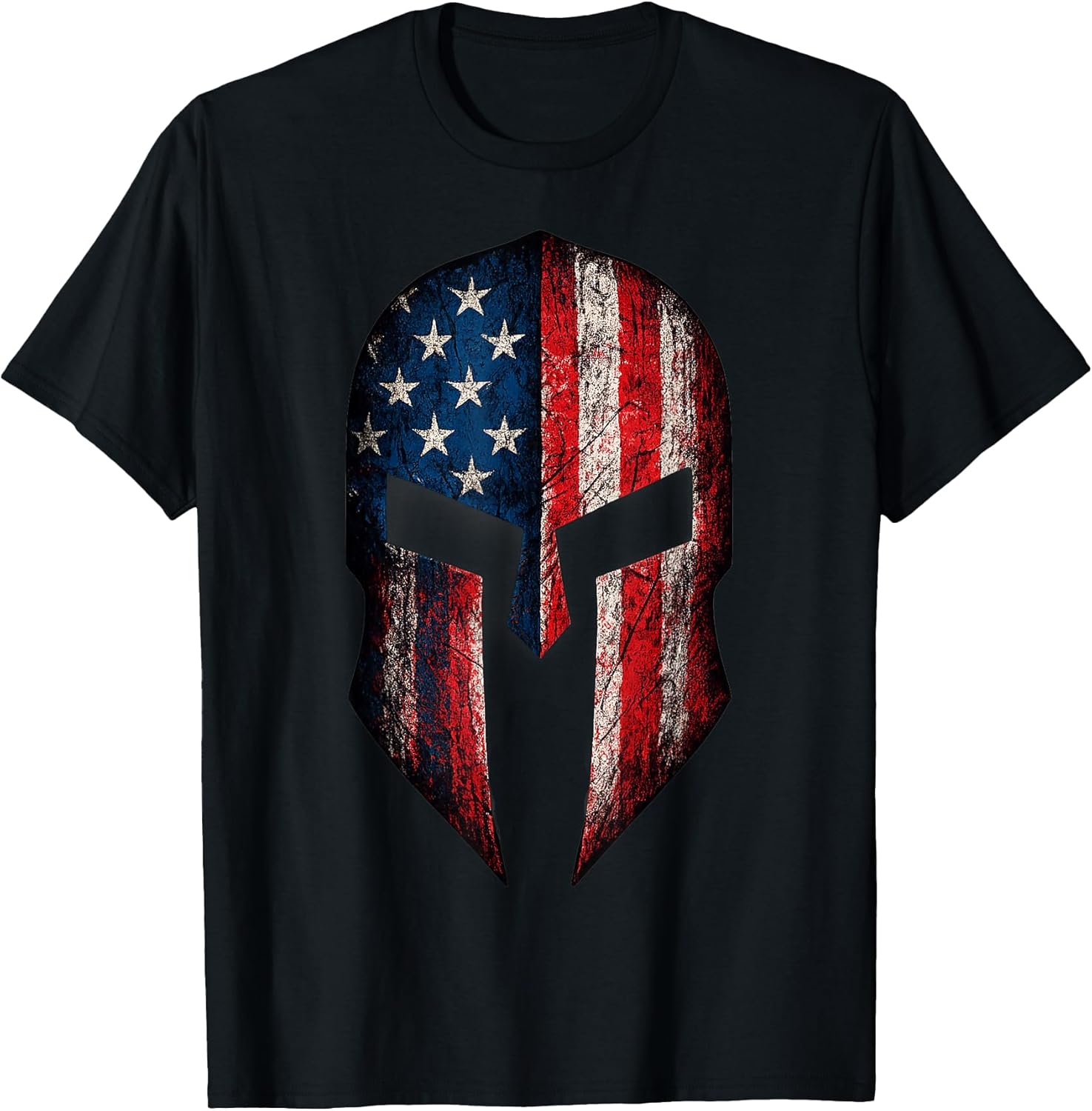 Shertvibes Vintage Distressed Spartan Warrior