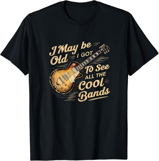 Cool Bands Quote Men Vintage Retro Music Lover Design T-Shirt
