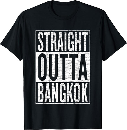 straight outta Bangkok cool bday party tees