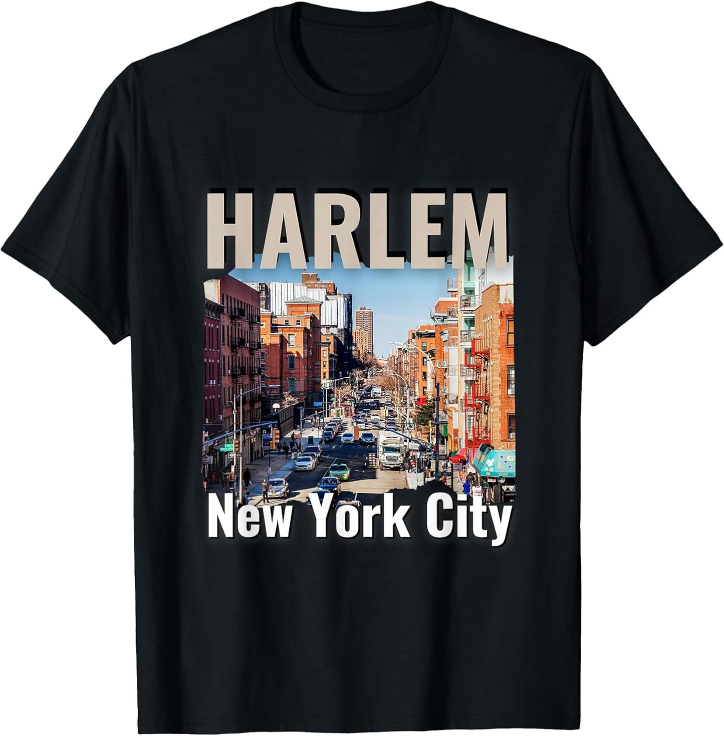 Harlem New York City Street Image Urban Teens, Boys, Men T-Shirt